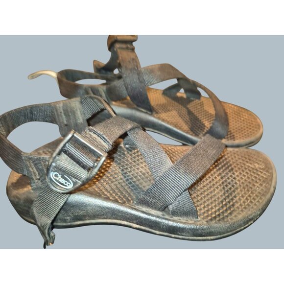 Chaco Kids Unisex Youth 2y  Black Adjustable Strap Outdoor Hiking Sandals - Picture 1 of 7